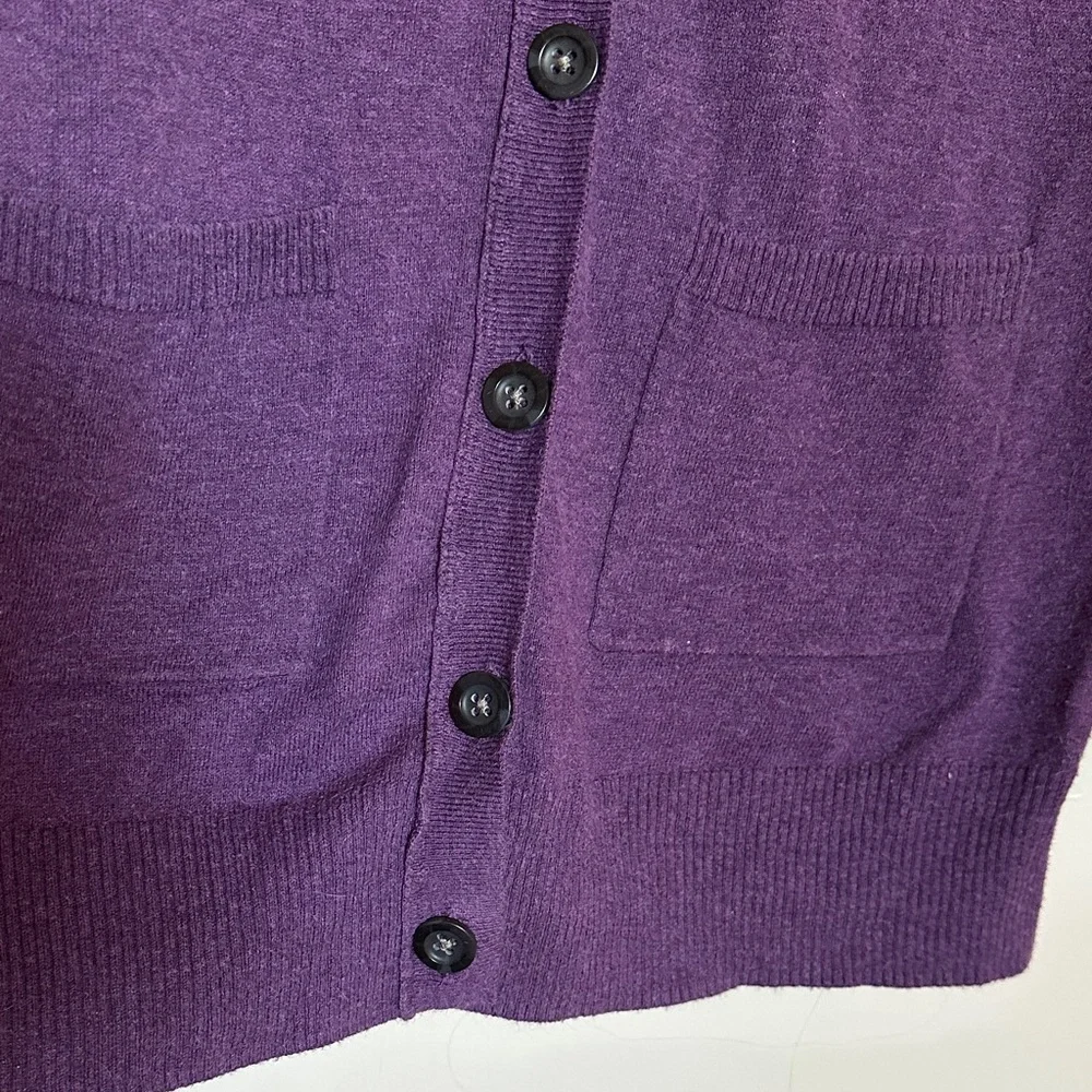 Mossimo Supply Co. Purple Long Cardigan Sweater - Picture 3 of 4